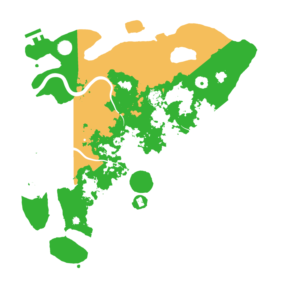 Biome Rust Map: Procedural Map, Size: 3500, Seed: 424711395