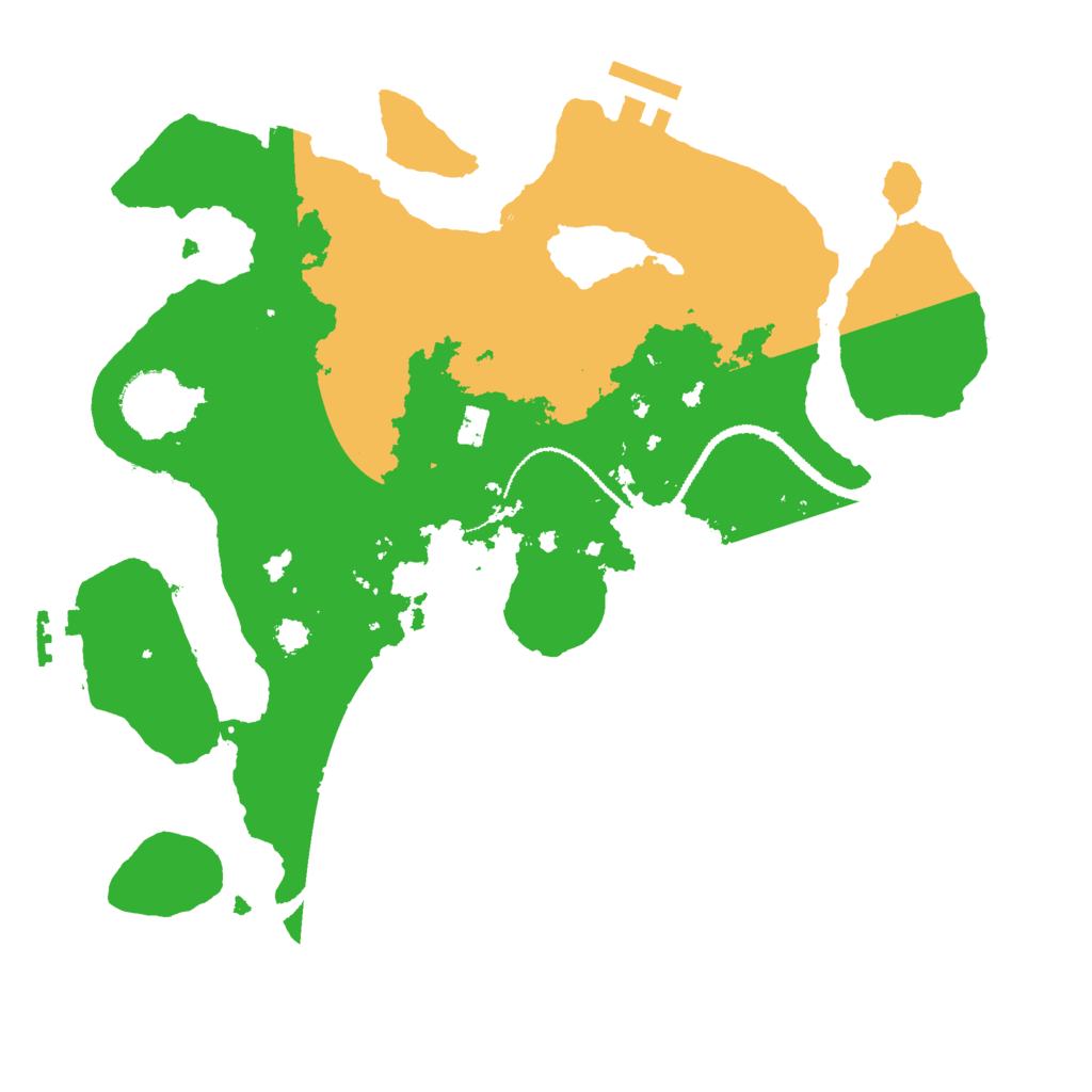 Biome Rust Map: Procedural Map, Size: 3000, Seed: 2062496945