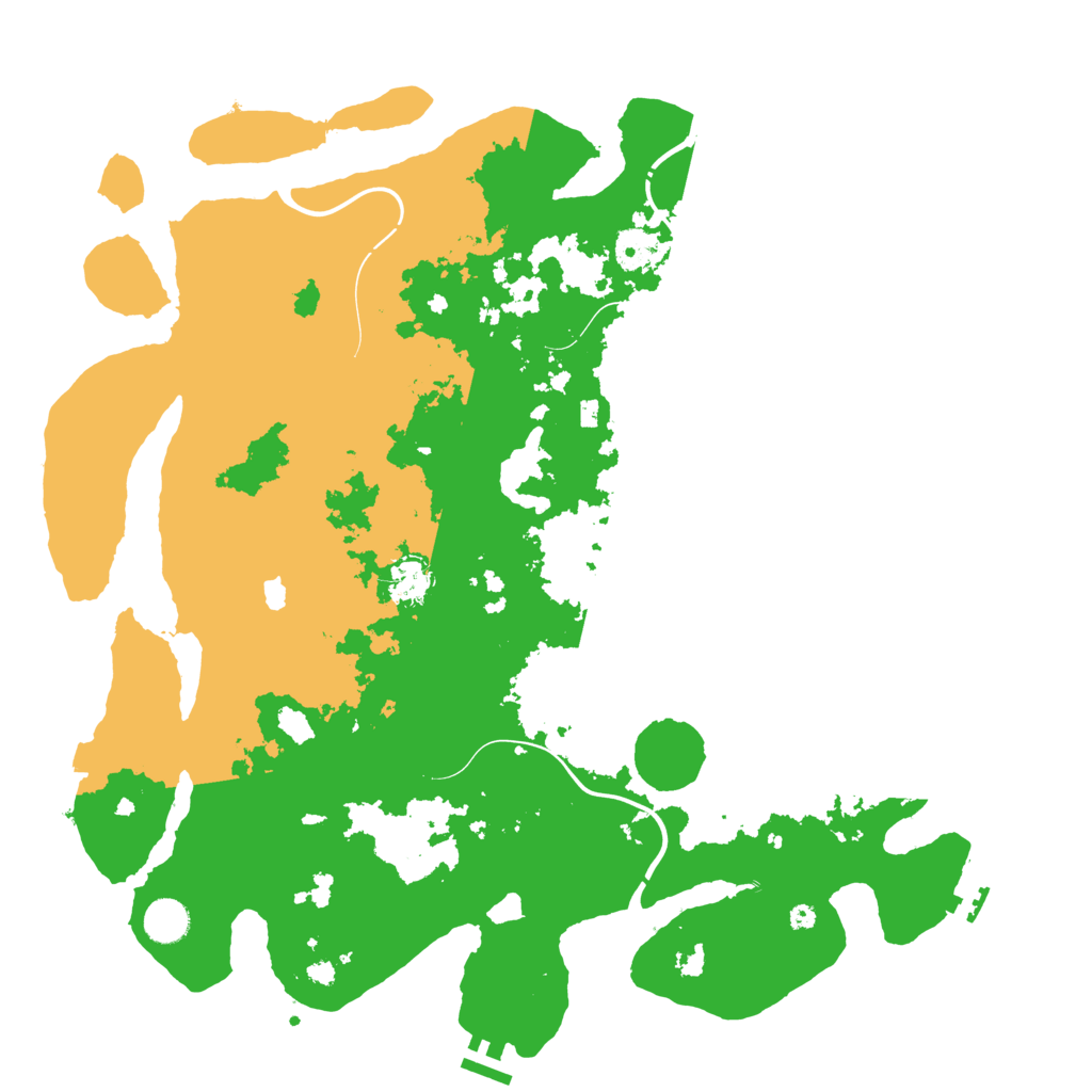 Biome Rust Map: Procedural Map, Size: 4250, Seed: 1314276852