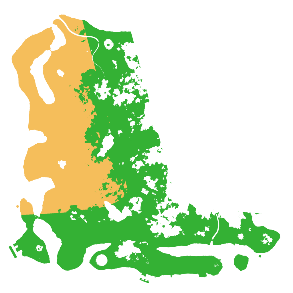 Biome Rust Map: Procedural Map, Size: 4500, Seed: 193459226