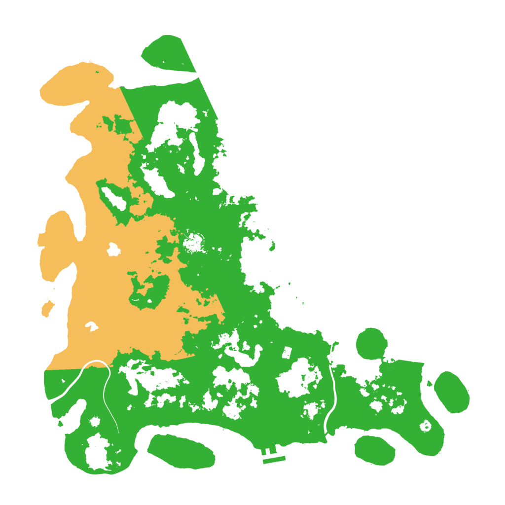 Biome Rust Map: Procedural Map, Size: 4500, Seed: 20250216