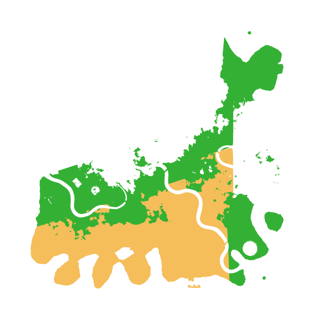 Biome Rust Map: Procedural Map, Size: 3750, Seed: 924691375