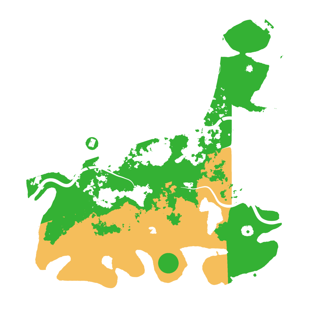 Biome Rust Map: Procedural Map, Size: 4000, Seed: 208818335