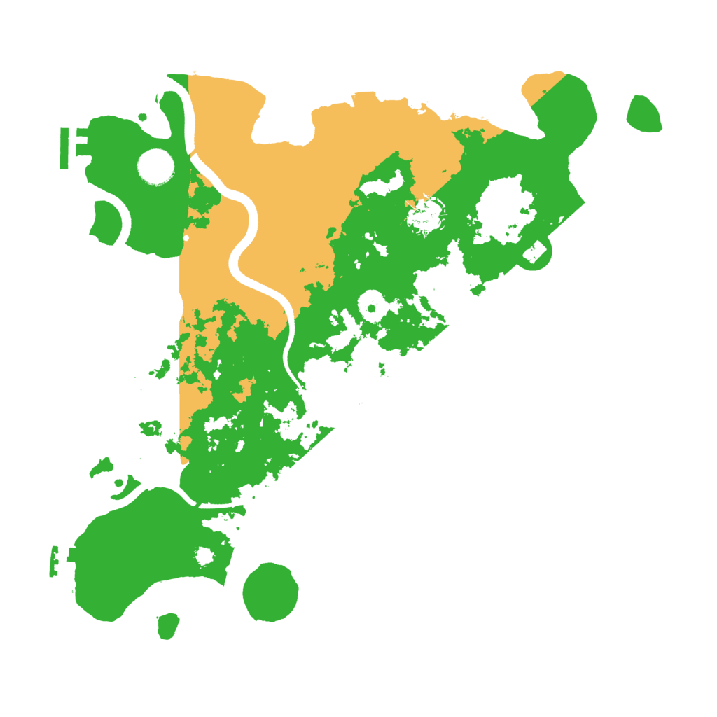 Biome Rust Map: Procedural Map, Size: 3500, Seed: 836678956