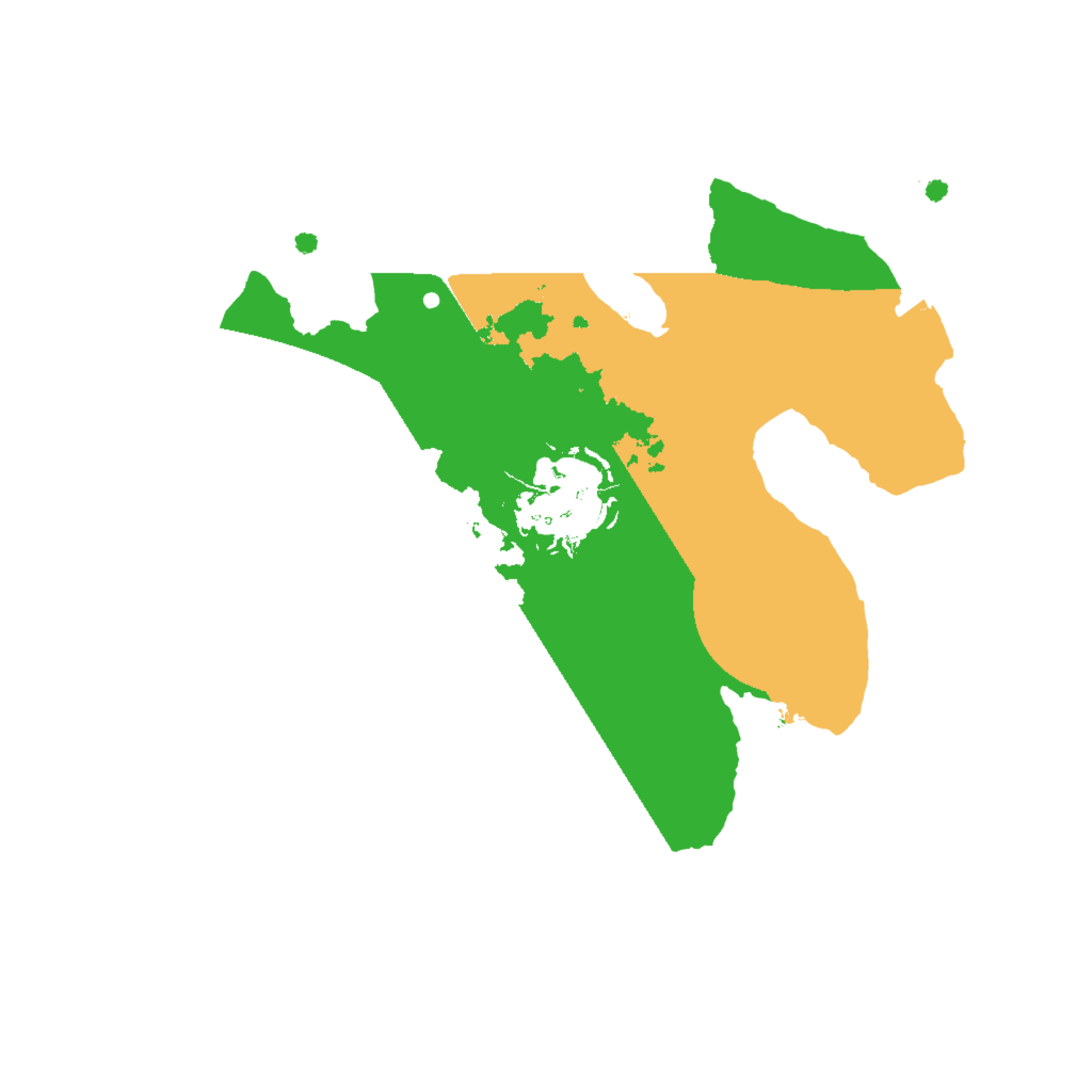 Biome Rust Map: Procedural Map, Size: 2000, Seed: 47541