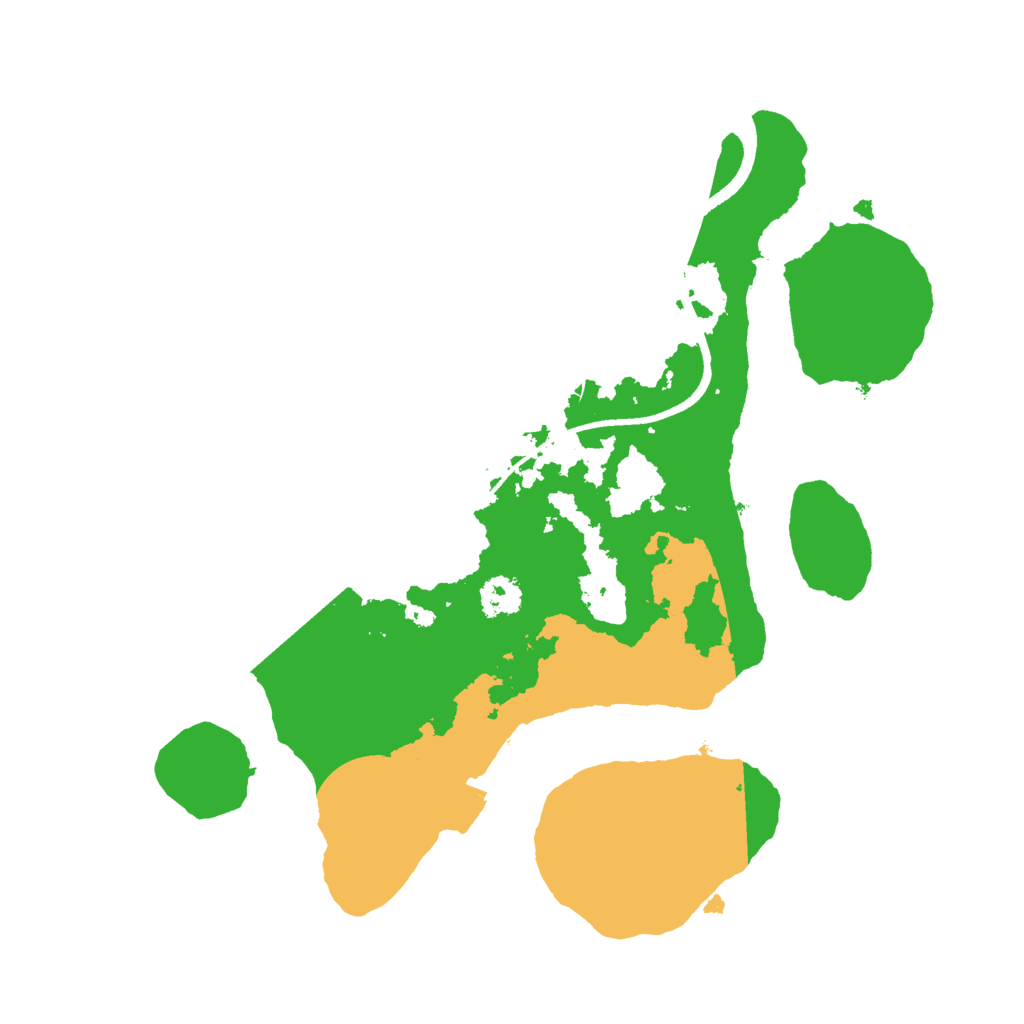 Biome Rust Map: Procedural Map, Size: 2500, Seed: 350