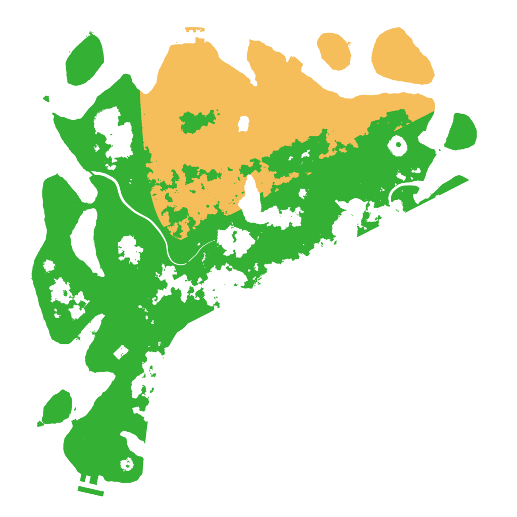 Biome Rust Map: Procedural Map, Size: 4000, Seed: 1456438069