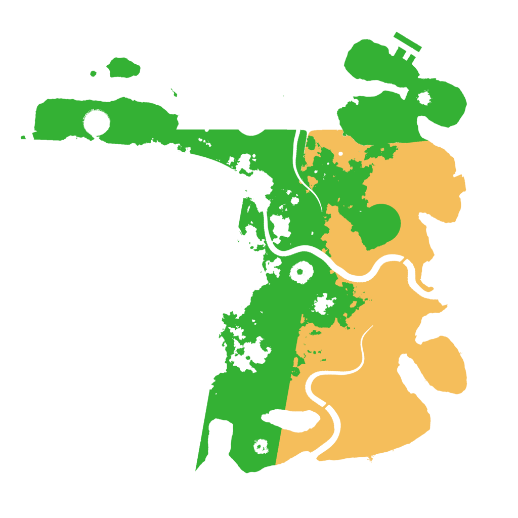Biome Rust Map: Procedural Map, Size: 3500, Seed: 1790049683