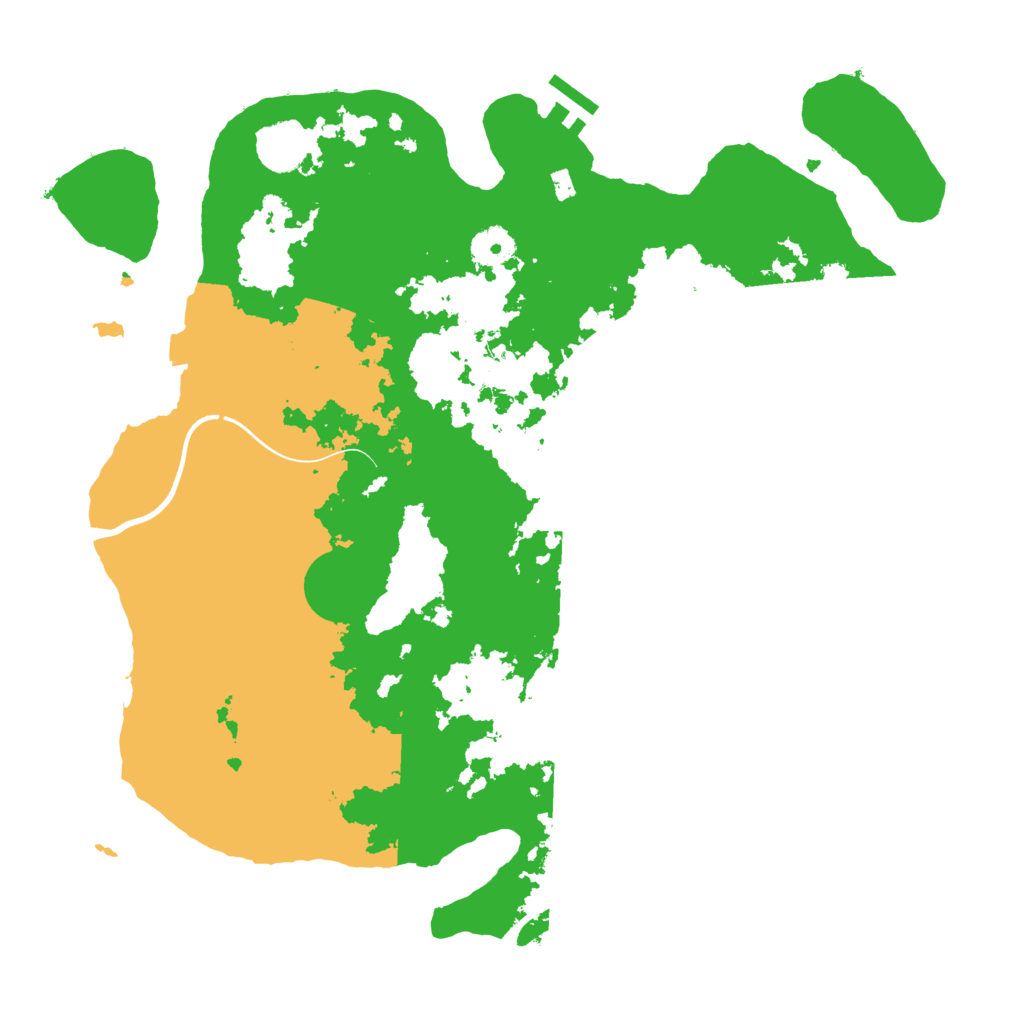 Biome Rust Map: Procedural Map, Size: 3750, Seed: 1997158832