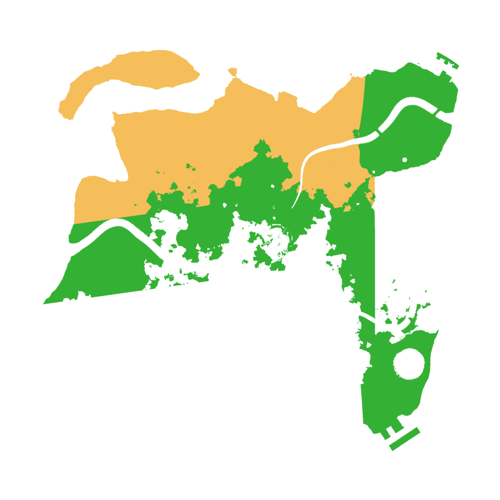 Biome Rust Map: Procedural Map, Size: 3000, Seed: 312933704