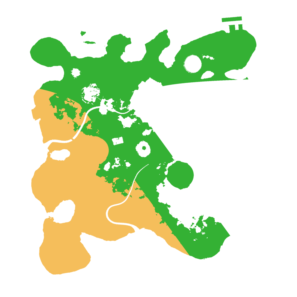 Biome Rust Map: Procedural Map, Size: 3000, Seed: 170608