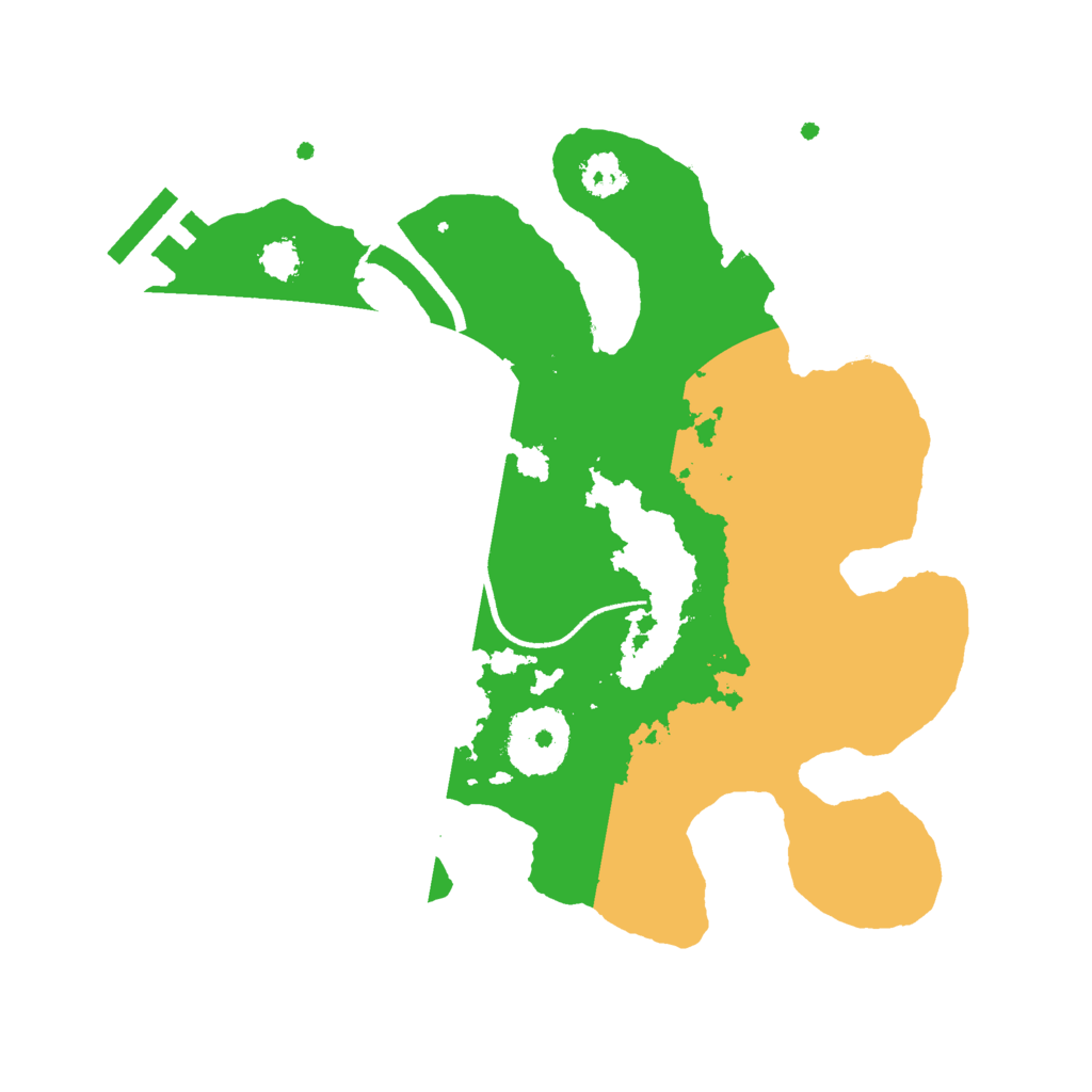 Biome Rust Map: Procedural Map, Size: 2500, Seed: 1587341457