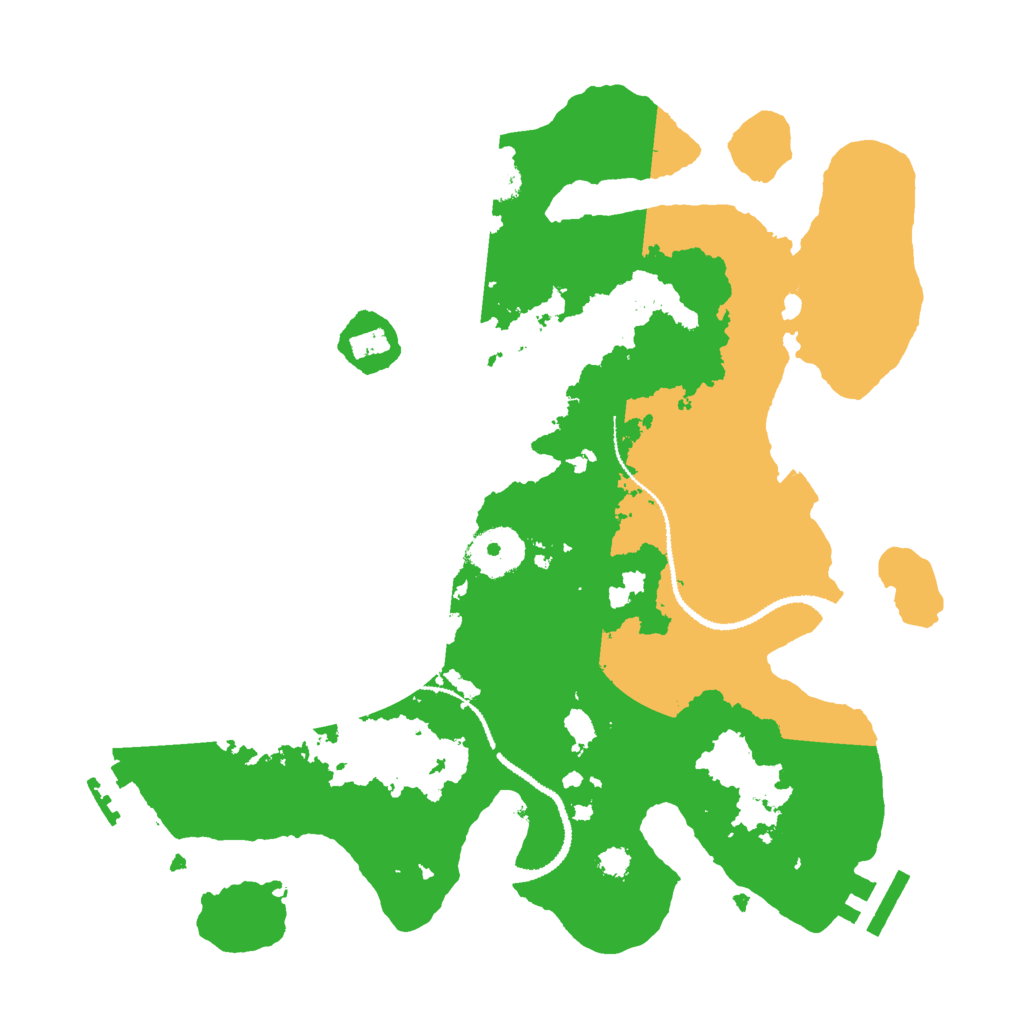 Biome Rust Map: Procedural Map, Size: 3000, Seed: 14523