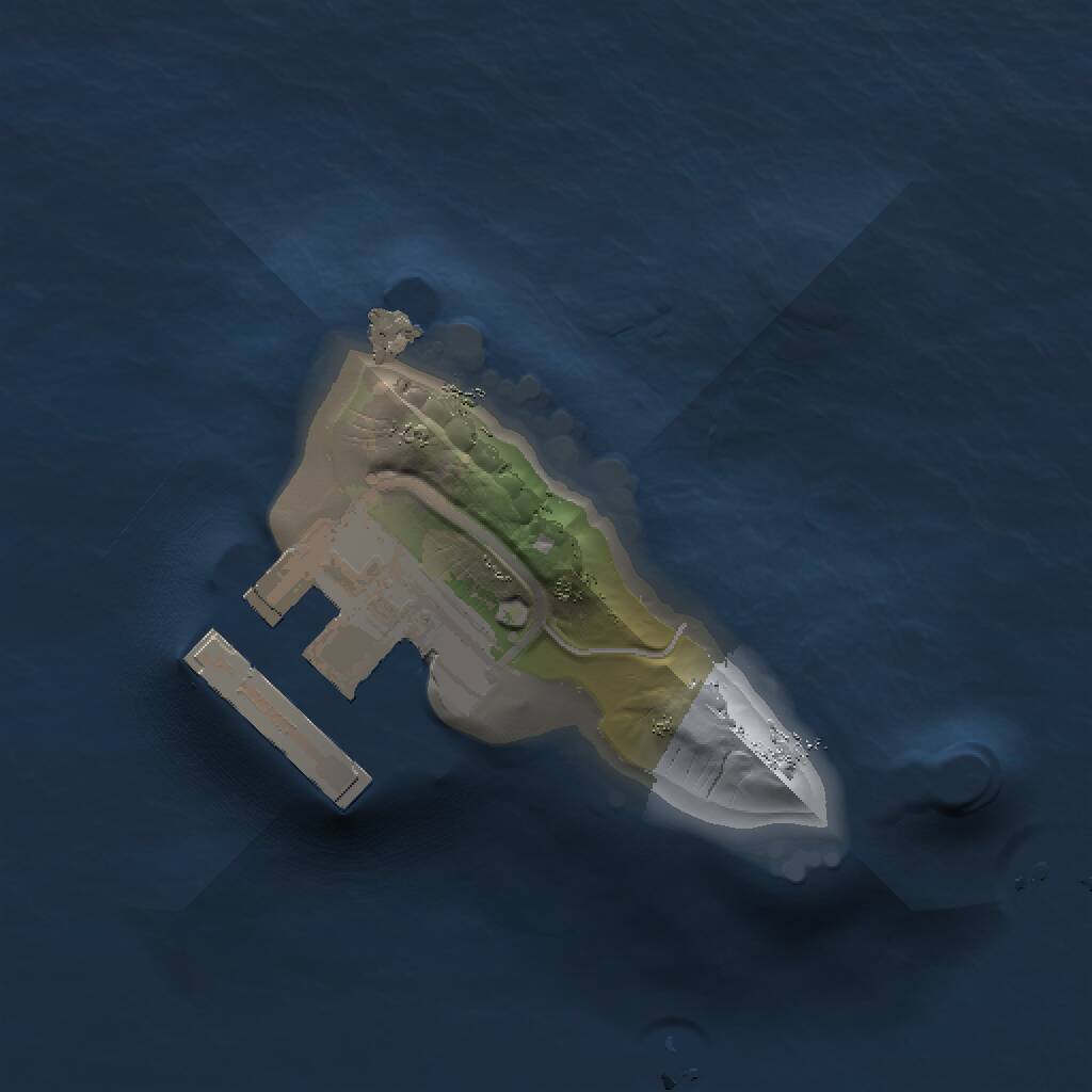 Rust Map: Procedural Map, Size: 1000, Seed: 2065011515, 2 Monuments