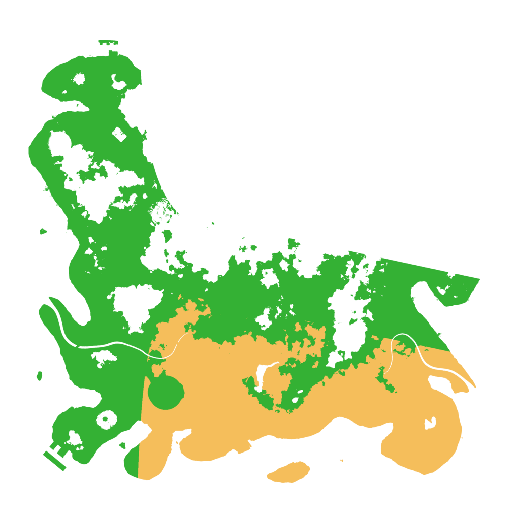 Biome Rust Map: Procedural Map, Size: 4000, Seed: 252168