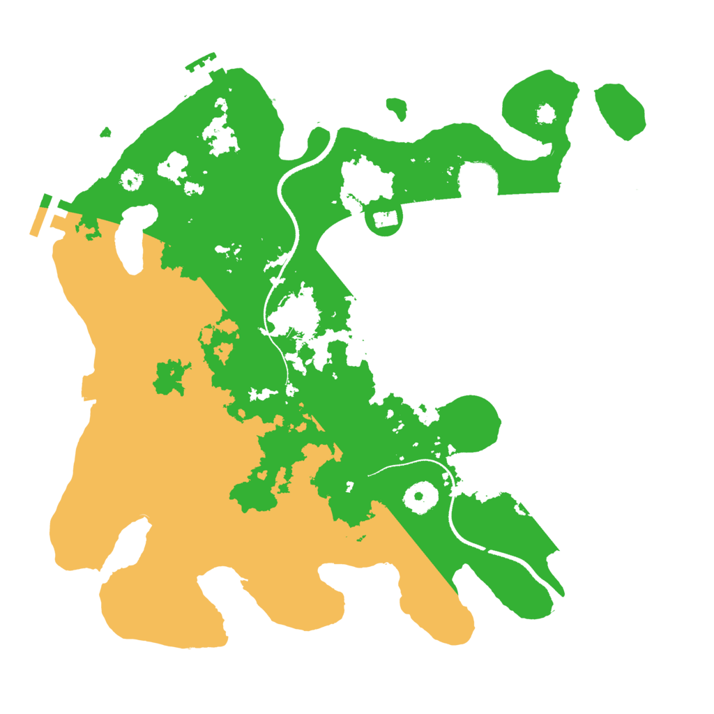Biome Rust Map: Procedural Map, Size: 3300, Seed: 674807630