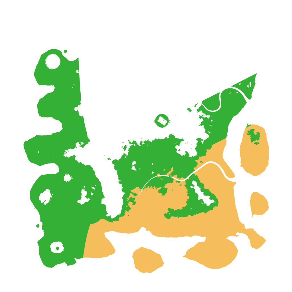 Biome Rust Map: Procedural Map, Size: 3500, Seed: 150047192