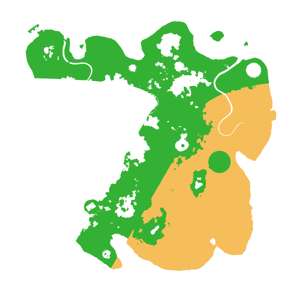 Biome Rust Map: Procedural Map, Size: 3500, Seed: 2088688047