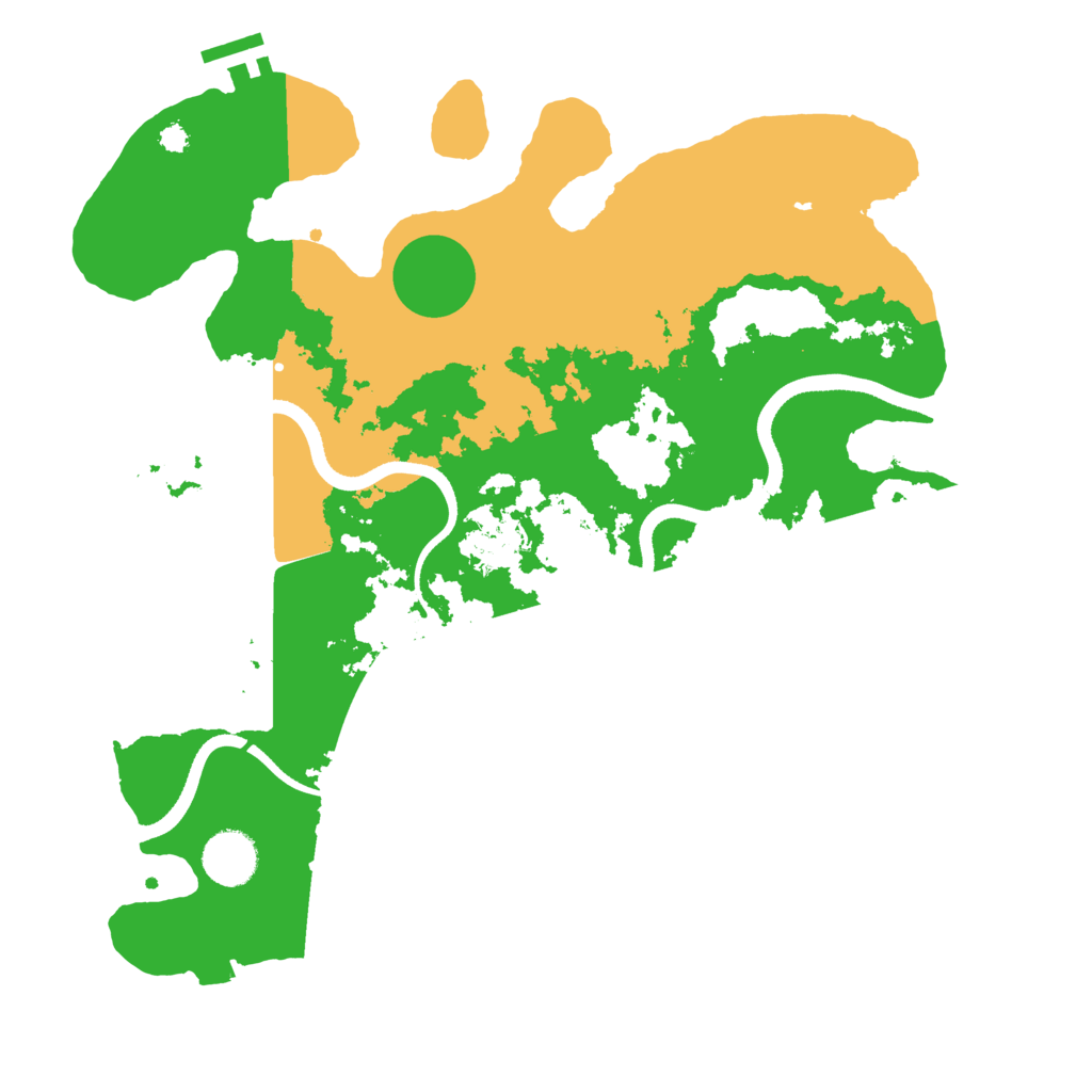 Biome Rust Map: Procedural Map, Size: 3500, Seed: 1488361734