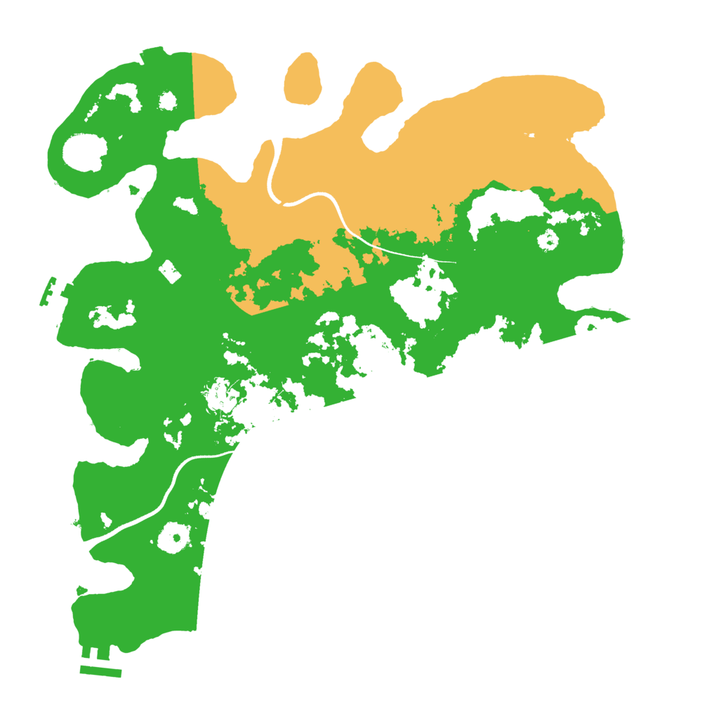 Biome Rust Map: Procedural Map, Size: 3500, Seed: 1488361734