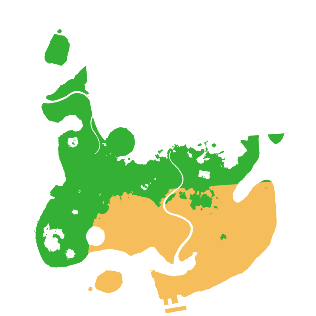 Biome Rust Map: Procedural Map, Size: 3000, Seed: 176541
