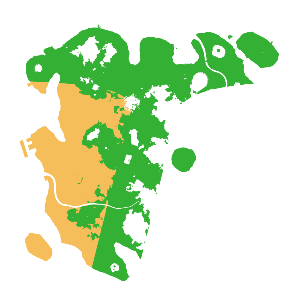 Biome Rust Map: Procedural Map, Size: 3500, Seed: 122193990