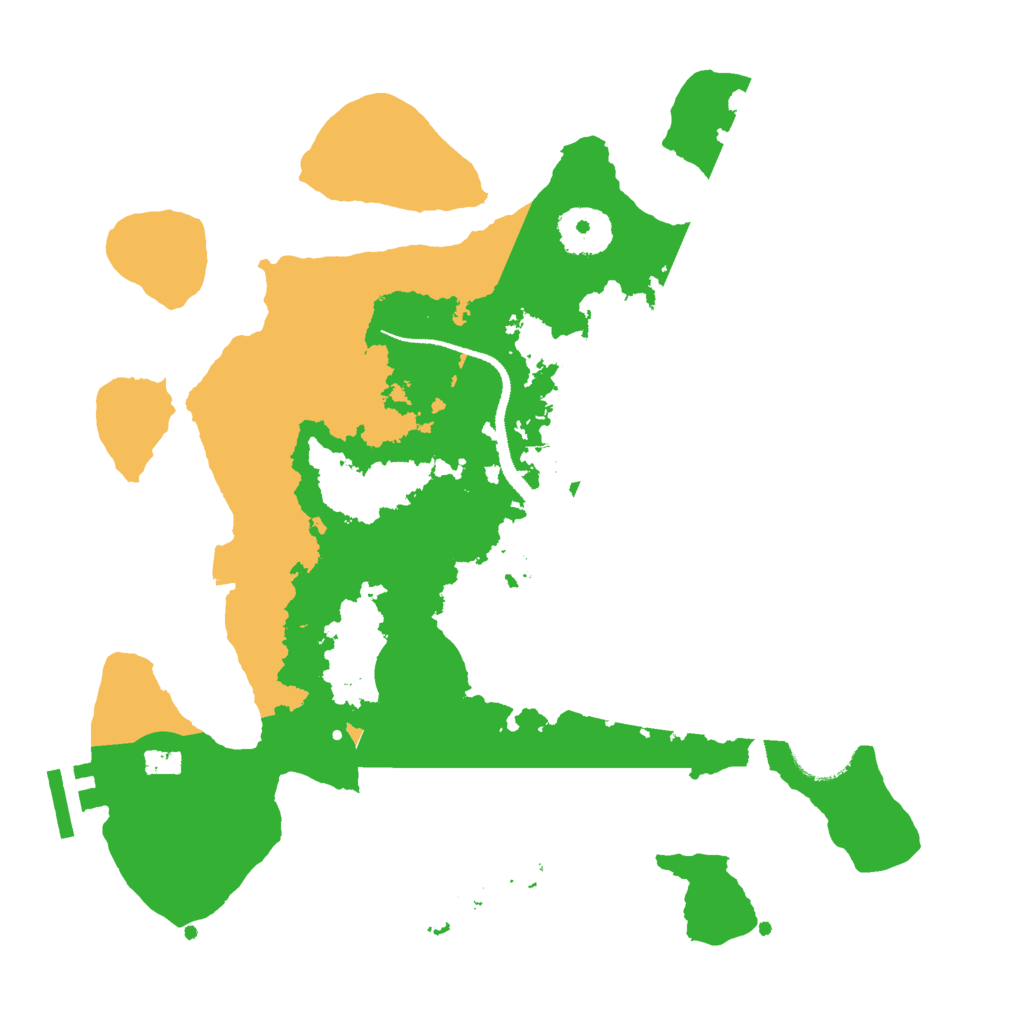 Biome Rust Map: Procedural Map, Size: 3000, Seed: 94725578
