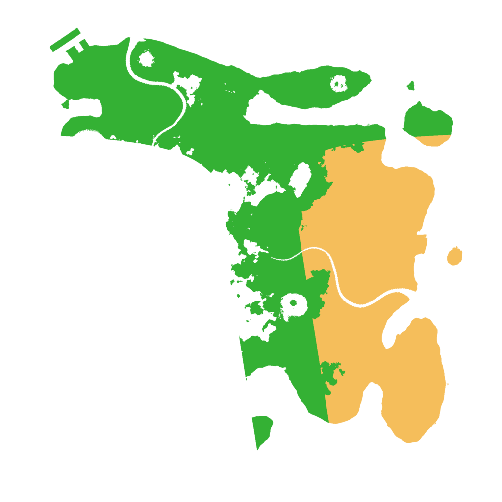 Biome Rust Map: Procedural Map, Size: 3000, Seed: 594675384