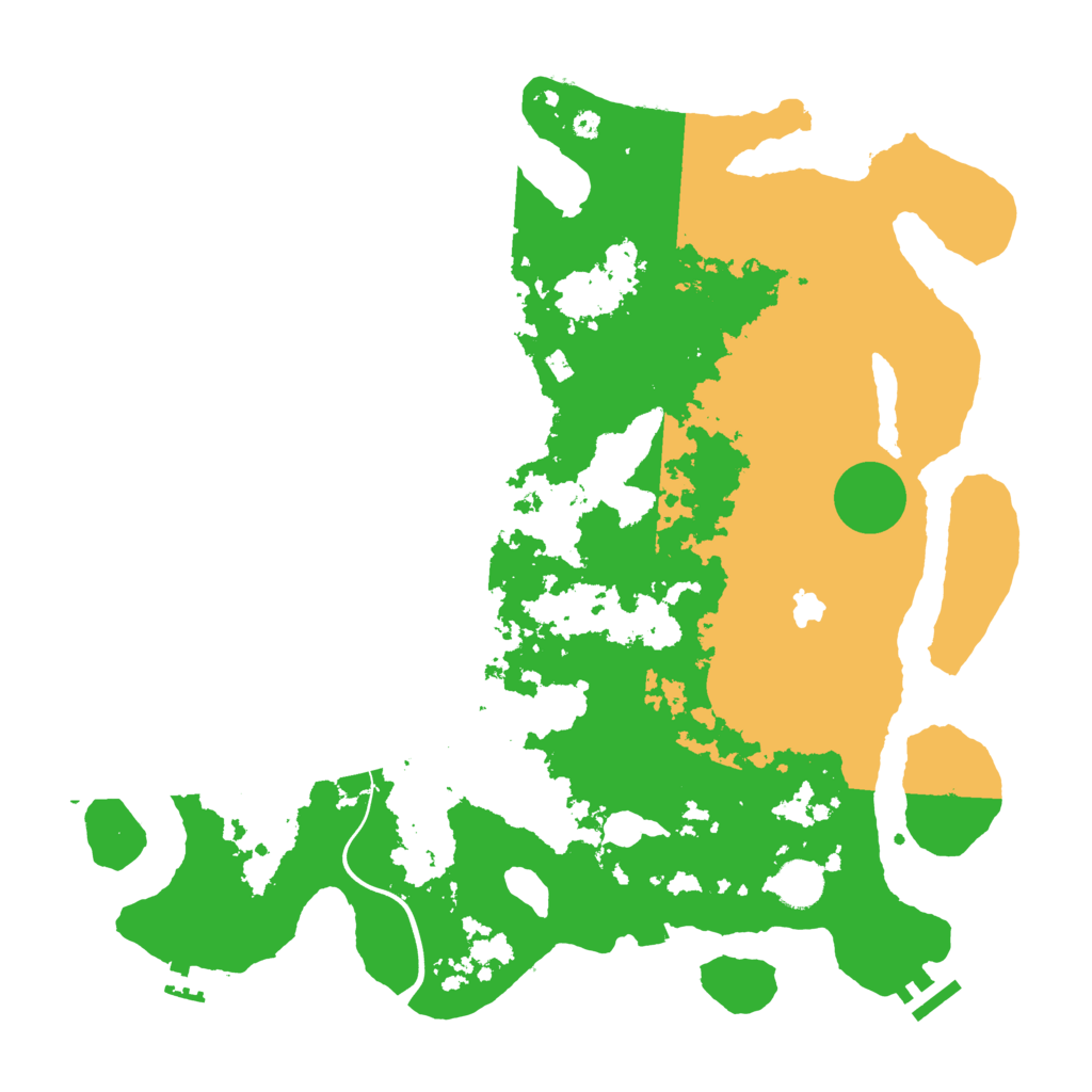 Biome Rust Map: Procedural Map, Size: 4000, Seed: 637166891