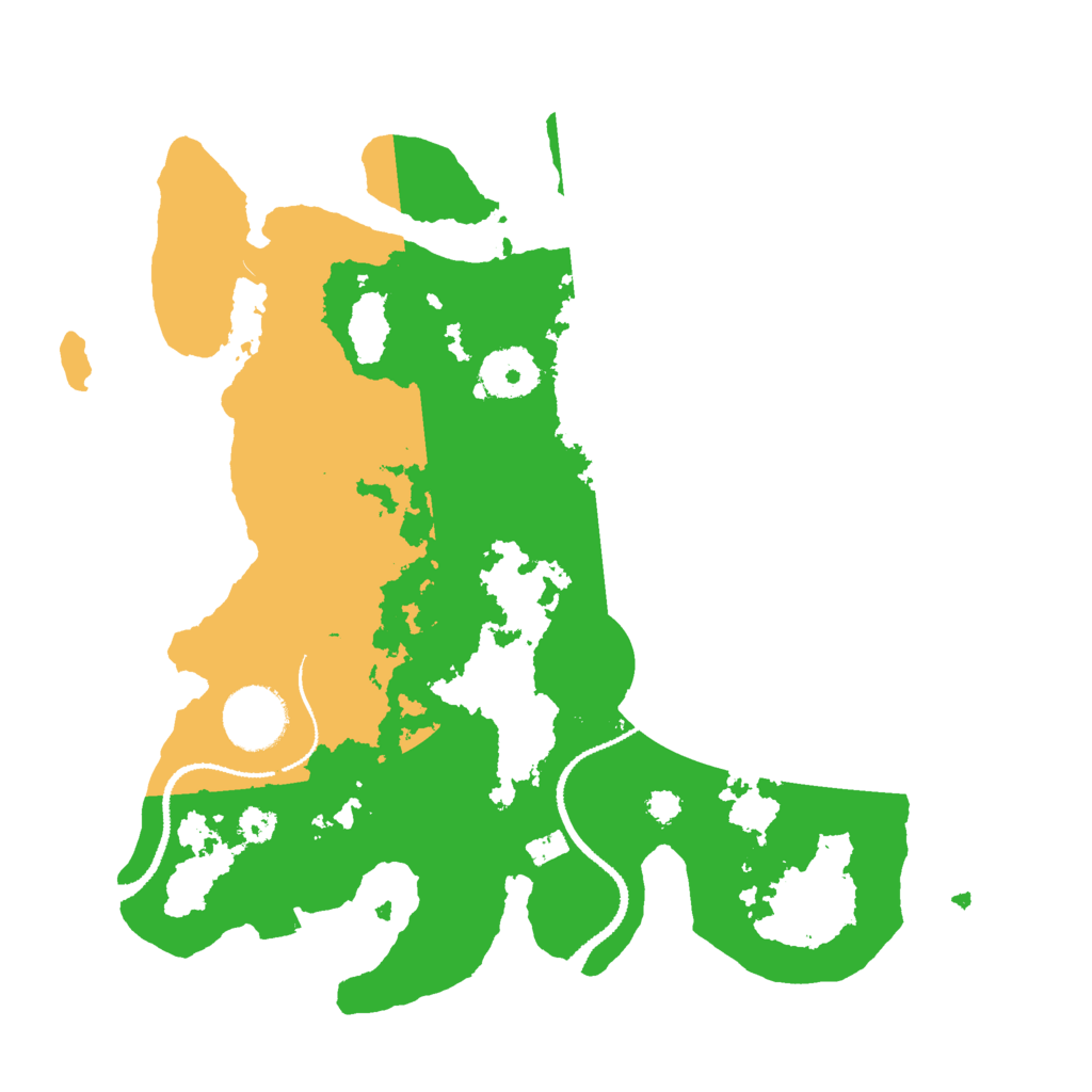 Biome Rust Map: Procedural Map, Size: 3000, Seed: 698656339