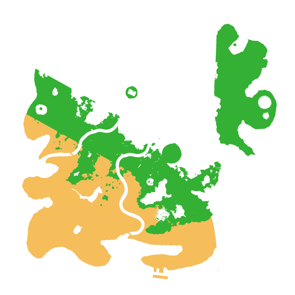 Biome Rust Map: Procedural Map, Size: 4000, Seed: 896422621