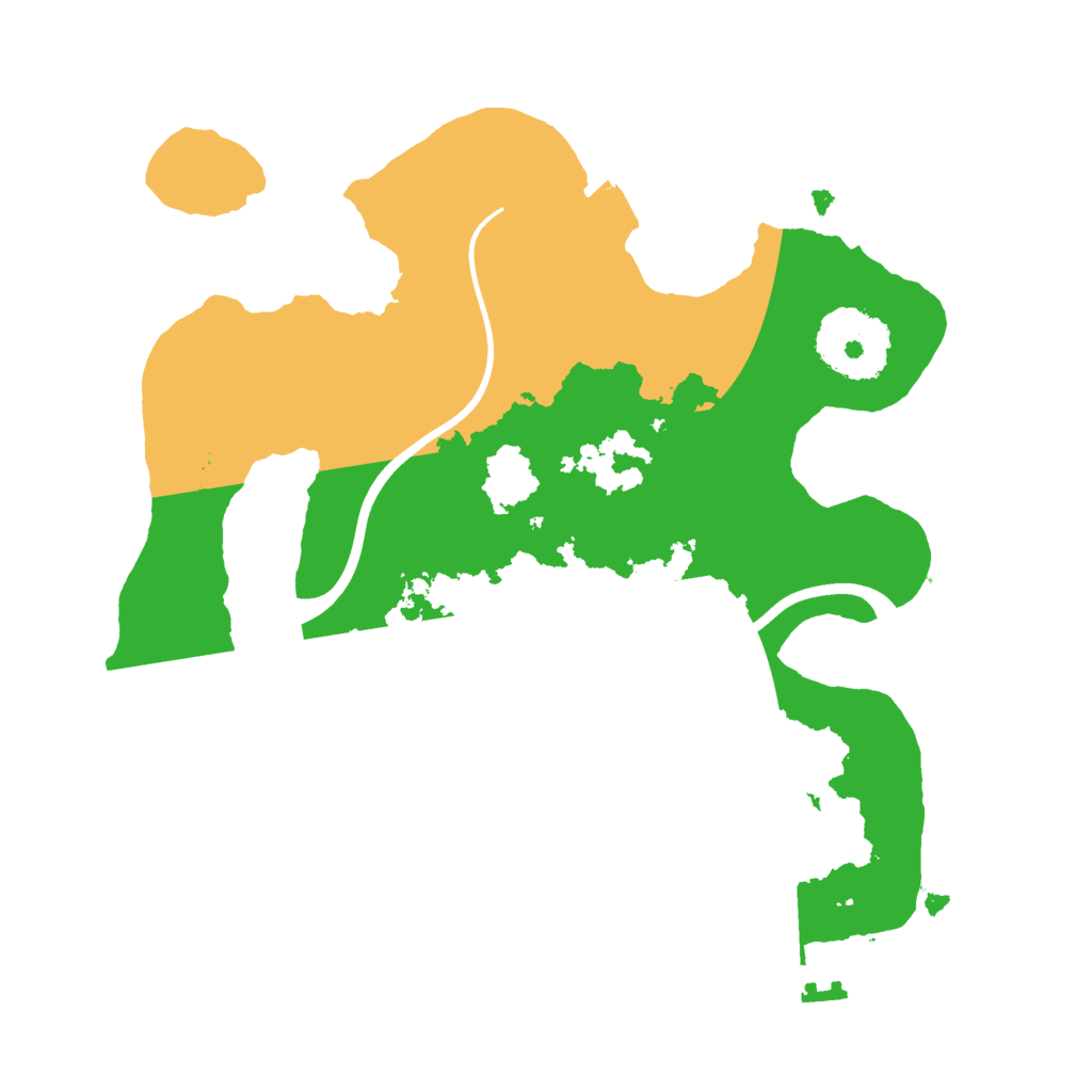 Biome Rust Map: Procedural Map, Size: 2300, Seed: 16549