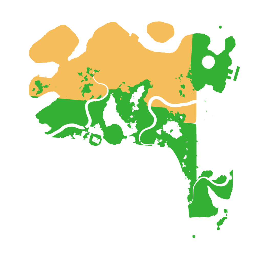 Biome Rust Map: Procedural Map, Size: 3600, Seed: 6072024
