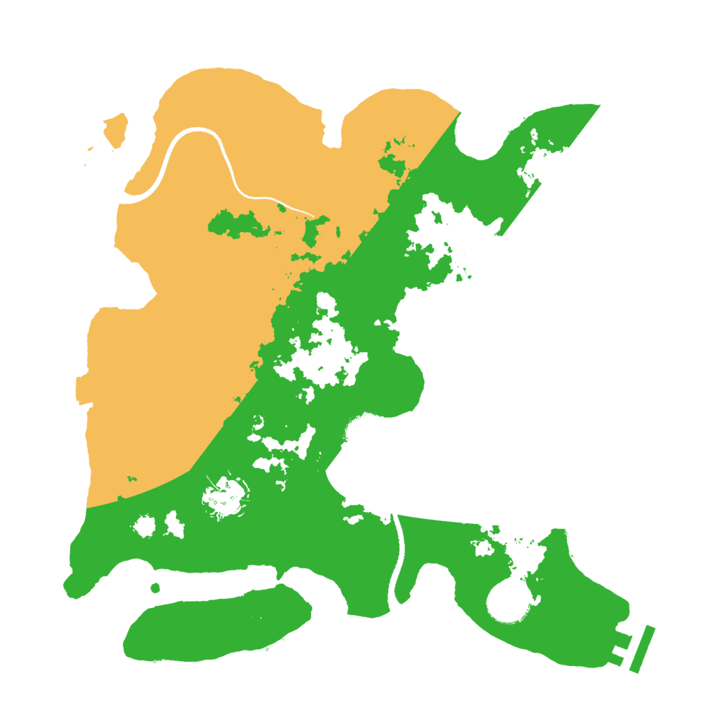 Biome Rust Map: Procedural Map, Size: 3000, Seed: 467781862