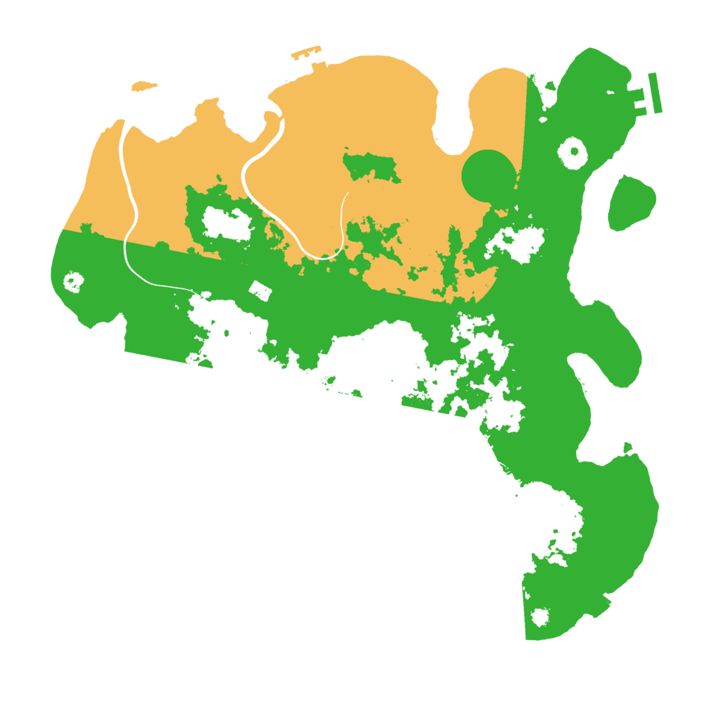 Biome Rust Map: Procedural Map, Size: 3600, Seed: 1113743127