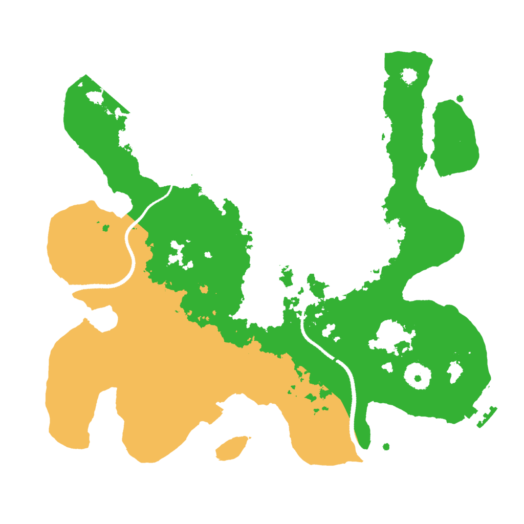 Biome Rust Map: Procedural Map, Size: 3000, Seed: 700996950