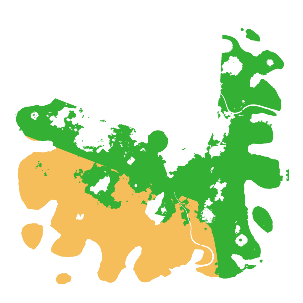 Biome Rust Map: Procedural Map, Size: 4000, Seed: 977636613