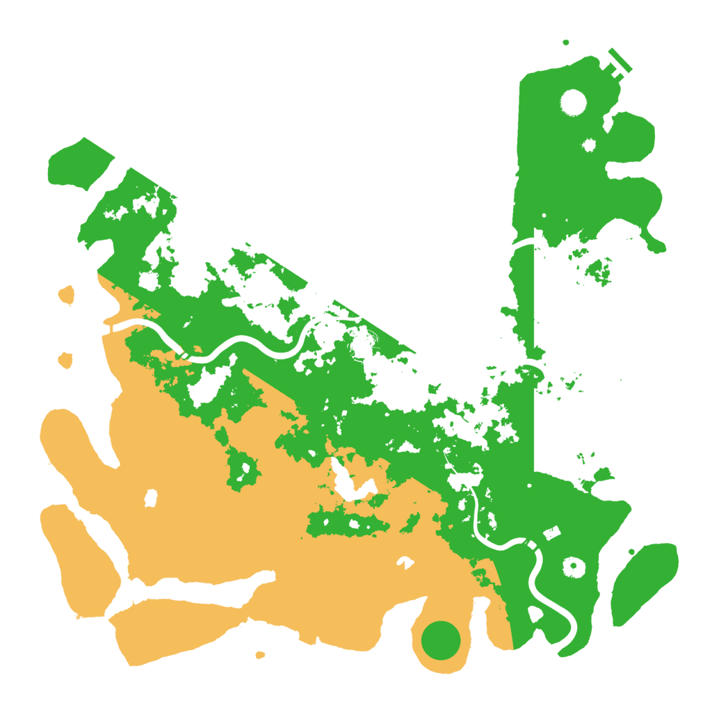 Biome Rust Map: Procedural Map, Size: 4800, Seed: 101226563