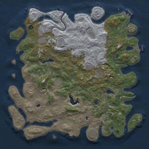 Thumbnail Rust Map: Procedural Map, Size: 4800, Seed: 101226563, 17 Monuments