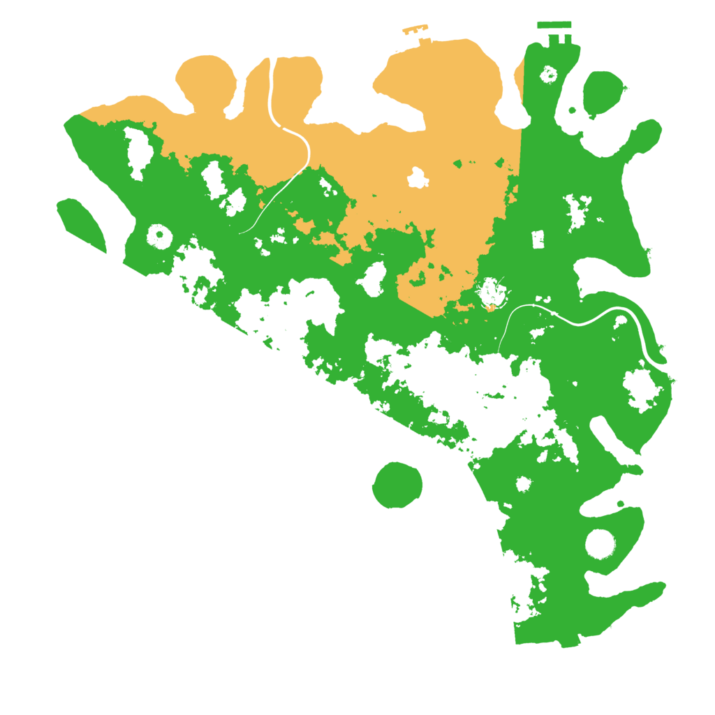 Biome Rust Map: Procedural Map, Size: 4250, Seed: 721147415
