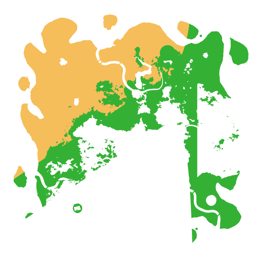 Biome Rust Map: Procedural Map, Size: 4500, Seed: 18646