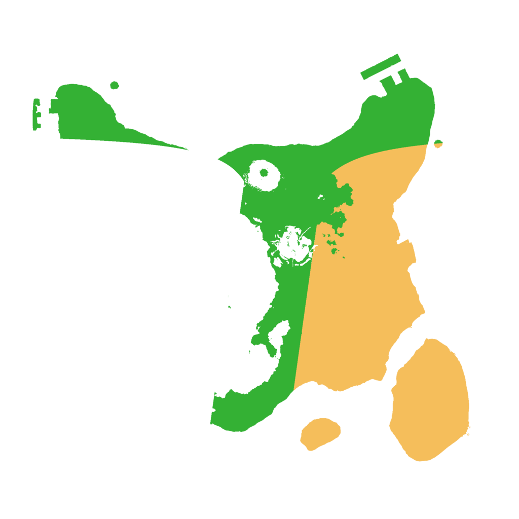 Biome Rust Map: Procedural Map, Size: 2500, Seed: 50011