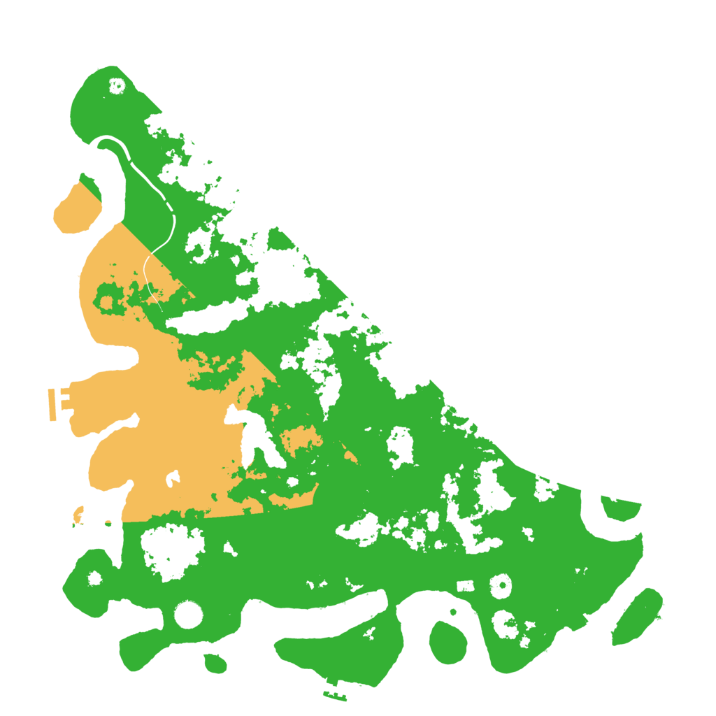 Biome Rust Map: Procedural Map, Size: 4500, Seed: 576398469