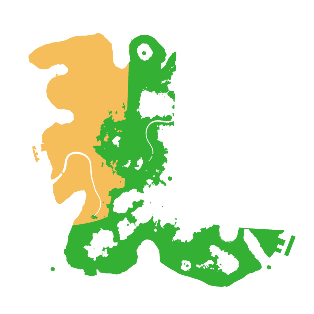 Biome Rust Map: Procedural Map, Size: 3000, Seed: 1816267856