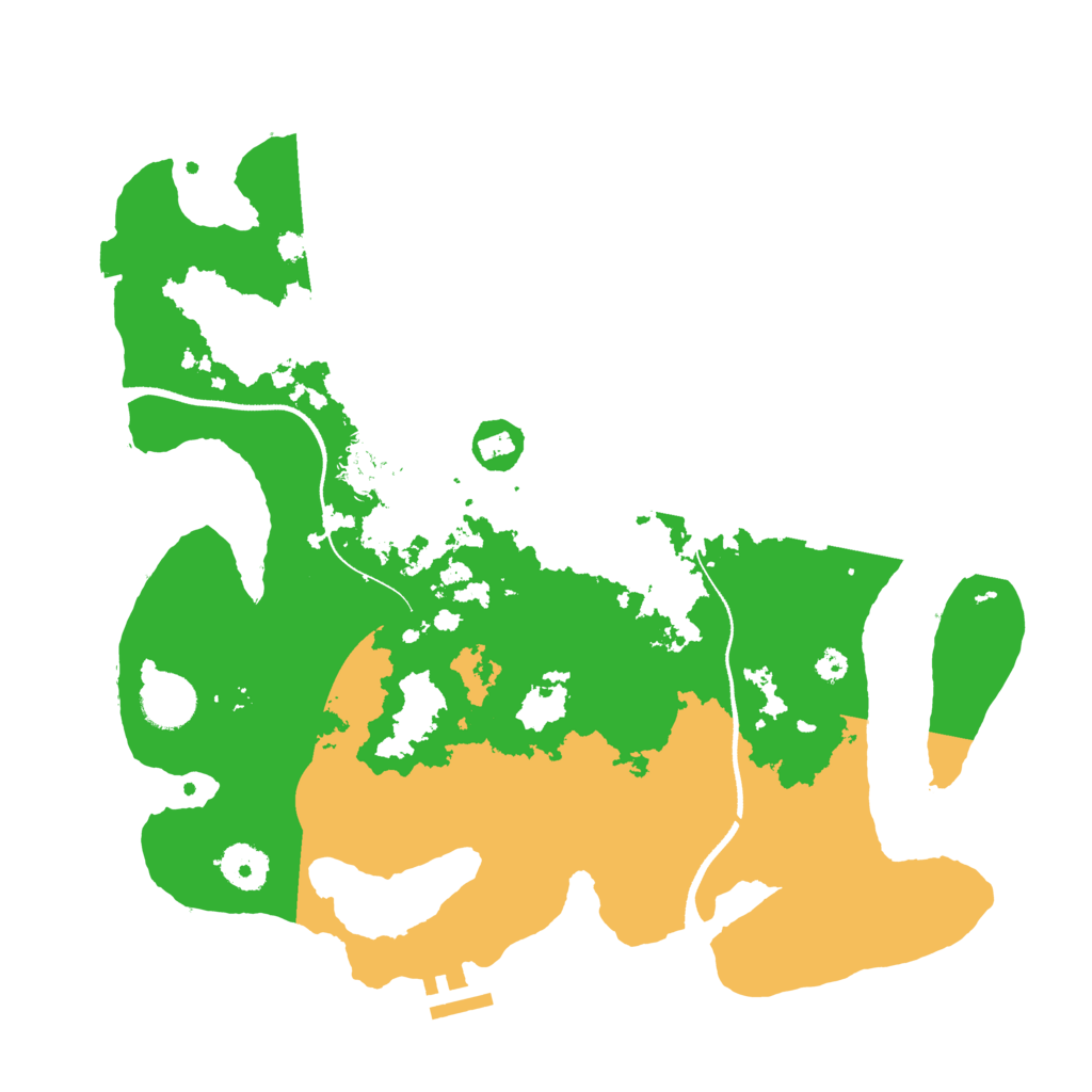 Biome Rust Map: Procedural Map, Size: 3500, Seed: 1473829046