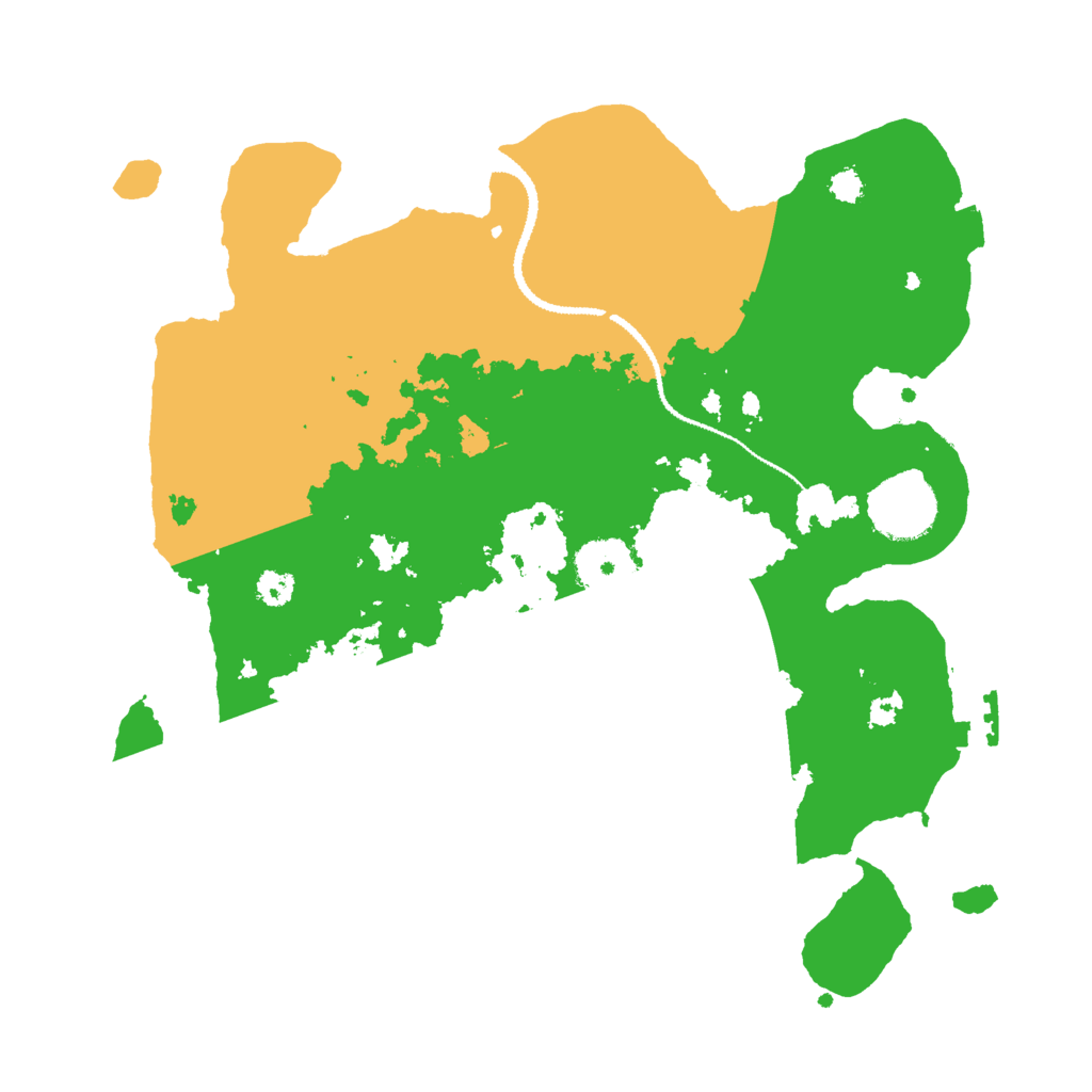 Biome Rust Map: Procedural Map, Size: 3000, Seed: 1677654984