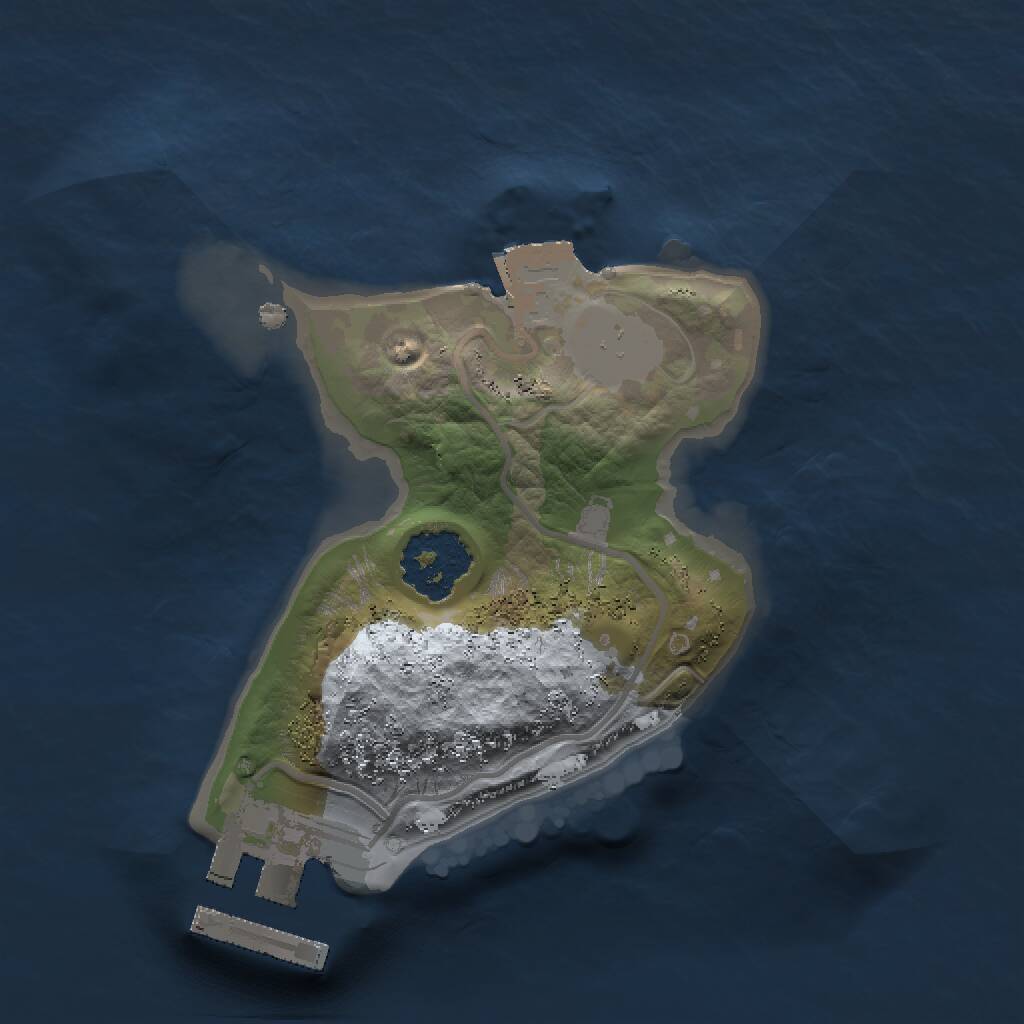 Rust Map: Procedural Map, Size: 1500, Seed: 549093183, 2 Monuments