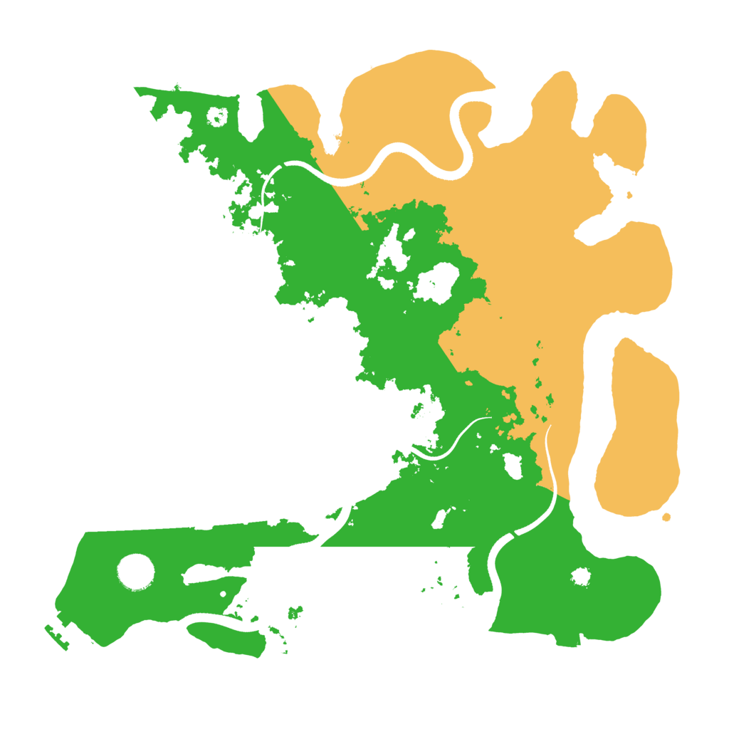 Biome Rust Map: Procedural Map, Size: 3500, Seed: 667665643