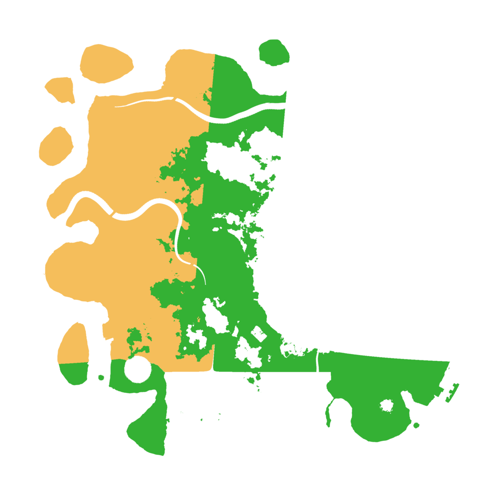 Biome Rust Map: Procedural Map, Size: 3500, Seed: 27264153