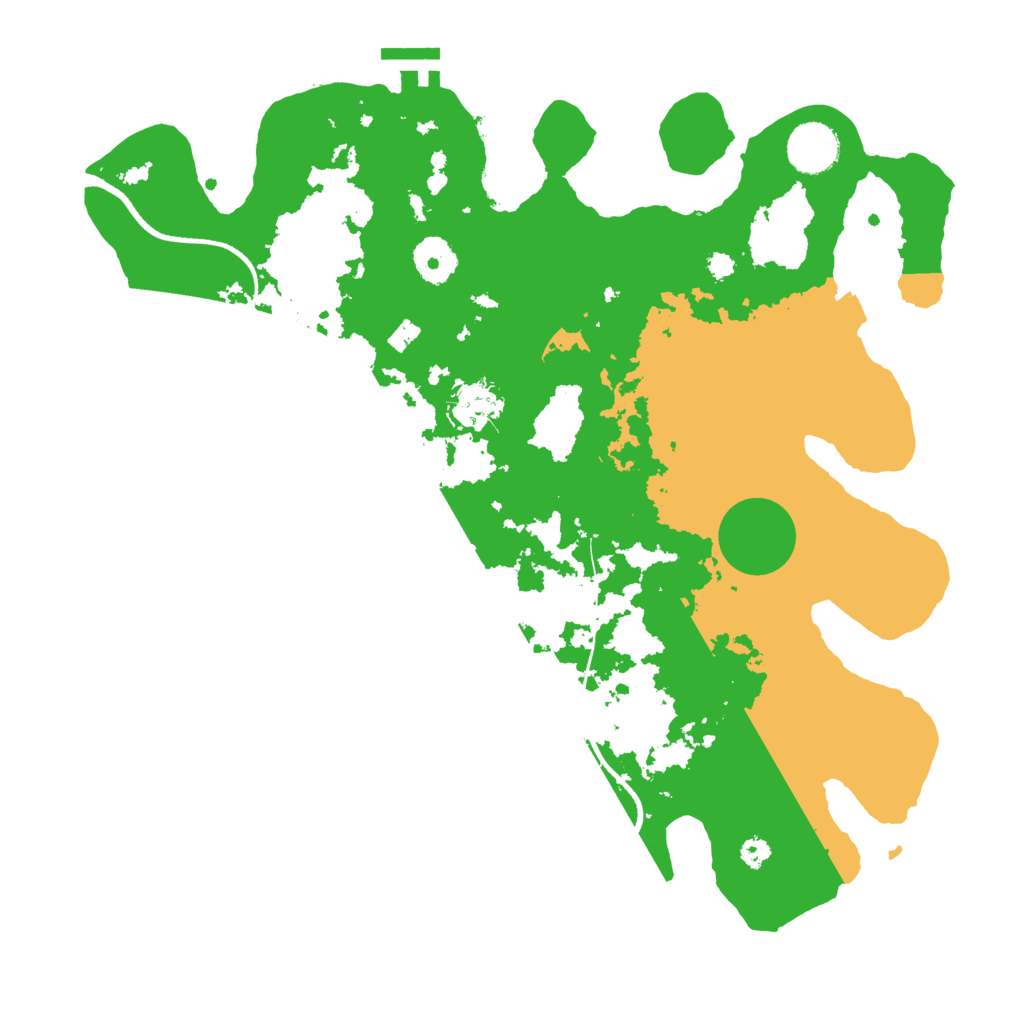 Biome Rust Map: Procedural Map, Size: 3500, Seed: 2483485